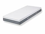 Genius eazzzy Matratze Deluxe 90x200 cm - orthopädische Visco Kaltschaummatratze mit...