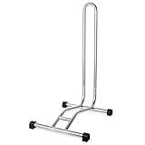 Schramm® Fahrradständer in schwarz oder Silber Bodenständer freistehend Radständer 38...