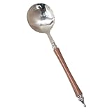 Runder Edelstahl-Löffel, goldener Abendessen, langer Griff, Rührlöffel, Dessertlöffel,...