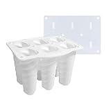 6 Hohlräume Eis Für Pop Form Eiscreme Formen Silikonform Eismaschine Eisschale Für...