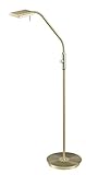 Trio Leuchten LED Stehleuchte Bergamo 420910108, Metall Messing matt, inkl. 12 Watt LED,...