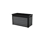 Keter Cortina Kissenbox 100, 380l Stauraum, Außenmaße: 122,9x62,1x70,6cm, wetterfest,...