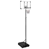Rantry Basketballständer transparent 280-350cm Polycarbonat Basketballkörbe