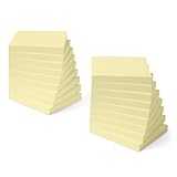 Amazon Basics Quadratisch Haftnotizen, selbstklebende Blöcke, 18er-Pack, 7.6 x 7.6 cm,...