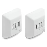 deleyCON 2 Stück Telefondose TAE NF/F Anschlussdose NFF 2X Telefonanschluss + 1x...