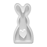 Tierkerzenformen – 3D-Silikon-Hasenformen für Schokolade – antihaftbeschichtete...