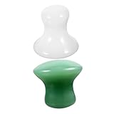 COLLBATH 2st Gua Sha Massagestein Jade-massage-tools Pilzförmiges Gesichtsmassagegerät...