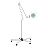 24 W 5-fache LED-Lupenleuchte, Lupenständer, Lupen-LED-Ringlicht, Arbeitsleuchte,...