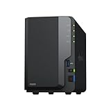 Synology DS223 2-Bay Diskstation NAS (Realtek RTD1619B Quad-Core 2GB Ram 1xRJ-45...