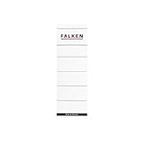 Original Falken 10er Pack Ordner-Rückenschild. Made in Germany. Etiketten 60 x 190 mm...