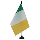 AZ FLAG - Tischflagge Irland - 21x14 cm - Irische Tischfahne 14 x 21 cm -...