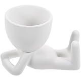 Toyvian Keramik-sukkulenten-blumentopf Mini-Mensch-Figur Pflanzkübel für Zimmer...