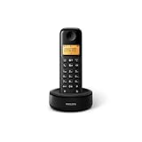 Philips D1601B - Schnurloses Telefon, DECT Telefon, Festnetzanschluss, 4,1 cm...