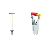 Kent & Stowe Langstiel Zwiebelpflanzer aus Eschenholz und Edelstahl gefertigt, 732622 &...