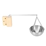 Fyearfly Sauna-Aromaschale, Sauna-Halter für ätherische Öle, Rund, Edelstahl,...