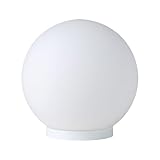 EGLO Tischlampe Rondo, 1 flammige Tischleuchte, Nachttischlampe aus Glas, Farbe:...