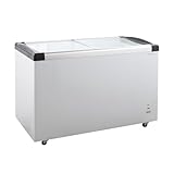 GastroHero Gefriertruhe ECO 450 I Tiefkühltruhe groß 355L I Tiefkühltruhe mit...
