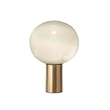 Artemide Laguna Tischleuchte aus satiniertem Messing, mundgeblasen, von Matteo Thun &...