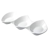 DITUDO ARZARF Kleine Dessertschalen, Saucenschale, doppelspitzige Dreifachschale,...