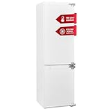 TELEFUNKEN Einbau-Kühl-Gefrierkombination | Einbaukühlschrank mit Gefrierfach (4-Sterne)...