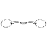 SPRENGER SATINOX Unterlegtrense 12 mm doppelt gebrochen - Edelstahl rostfrei, 125 mm Weite