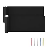 2 Stück 200x45cm Tafelfolie Selbstklebend Kreidetafel Blackboard für Kinder Wand DIY...