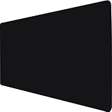 Retoo Schreibtischunterlage Schwarz, Schreibtischauflage 95 x 40, Mauspad XXL für Büro...