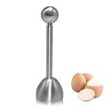 Eierköpfer Eieröffner Edelstahl, Eier Cutter Eierköpfer, Eier Cracker für...