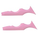 VALICLUD 2 Stück Teiliges Wiederverwendbares Silikon Eyeliner Schablonen Ergonomisches...