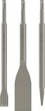 Bosch 3x PRO SDS plus-5C Meißel-Set, 3-tlg. (für Beton, Ziegelstein, Ø mm, Professional...