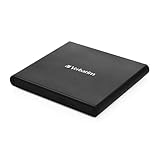 Verbatim External Slimline CD/DVD Writer, USB 2.0, moblies Laufwerk, Nero Burn &...