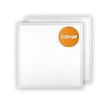 LUXULA 2x LED Panel 62x62cm Rasterleuchte - CRI98 Vollspektrum - 40W 4000lm -...