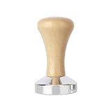 HKzzy Kaffeepresse Kaffee Tamper, Espresso Tamper 51mm Kaffeestampfer aus Edelstahl...