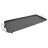Teppanyaki Grill Elektrischer Grill 68x28CM Tischgrill 1500W schwarzer Grillplatte mit...
