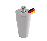 BAUHELD® Rolladen-Stopper 40mm [8 Stück] Aussen-Rolladen Anschlagpuffer aus Kunststoff...