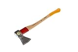 OCHSENKOPF Universal Gold-Forstaxt ROTBAND-PLUS, Hickory-Holzgriff, polierte Schneide 120...