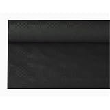 PAPSTAR Papiertischtuch mit Damastprägung 8 m x 1,2 m schwarz 11351...