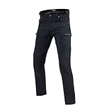 REBELHORN Herren Urban Iii Motorrad Jeans, Washed Black, 36W / 32L EU