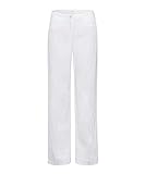 BRAX Damen Style Farina Leinenhose mit Legerer Silhouette Hose, White - New Version,...