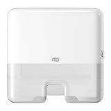Tork Xpress Mini Spender für Multifold-Handtücher Weiß H2, Einzeltuchentnahme,...