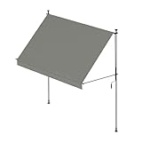 Wasabi - Klemmmarkise 300cm Cityline - Tragbare und Verstellbare Markise ohne Bohren -...