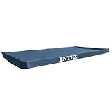 Intex Rectangular Pool Cover - Poolabdeckplane, Blau, 450 x 220 x 20 cm - Für...