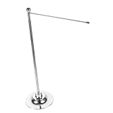 FUNOMOCYA Tabellen -Flagstaff -Set rostfrei Tisch fahnenmast Ständer für die...