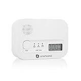 Smartwares Kohlenmonoxid melder, 10 Jahre Sensor, 1.7 Testsieger Wertung , mit Display und...