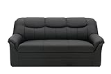 DOMO. collection Sofa Berlin, Leder, klassisches 3er Sofa, Polstergarnitur mit...