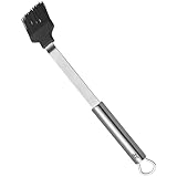 WMF BBQ Marinadenpinsel lang 38 x 5,5 cm, Grillpinsel, Pinsel mit Silikonborsten,...