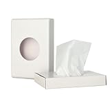 Medi-Inn Hygienebeutelspender | mit Hygienebeuteln | 1 x Spender weiß + 5 x 30...