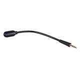 Gissroys Kopfhörer-Mikrofone, 3,5-mm-Stecker, 3-teiliger Mikrofonarm mit Schwammabdeckung...