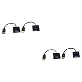 Veemoon 4 Stück Anzeige Auf Vga-adapter Anzeige Auf Kabel Displayport Zum Kabel...
