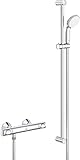 GROHE Precision Flow - Thermostat-Brausearmatur (DN 15, mit Brausegarnitur...